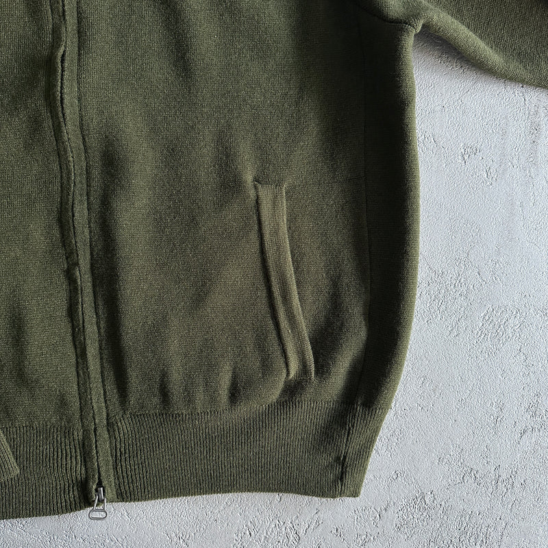 Jaqueta Corteiz Knit Zip Up Fleece Olive