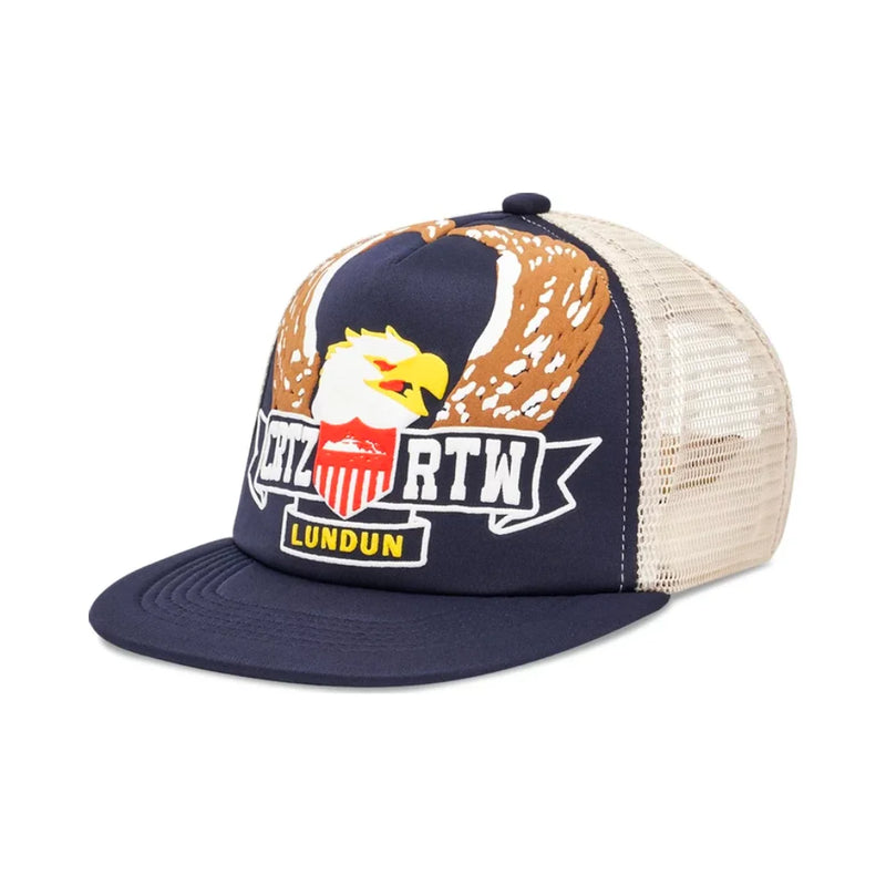 Boné Corteiz Eagle Trucker Azul