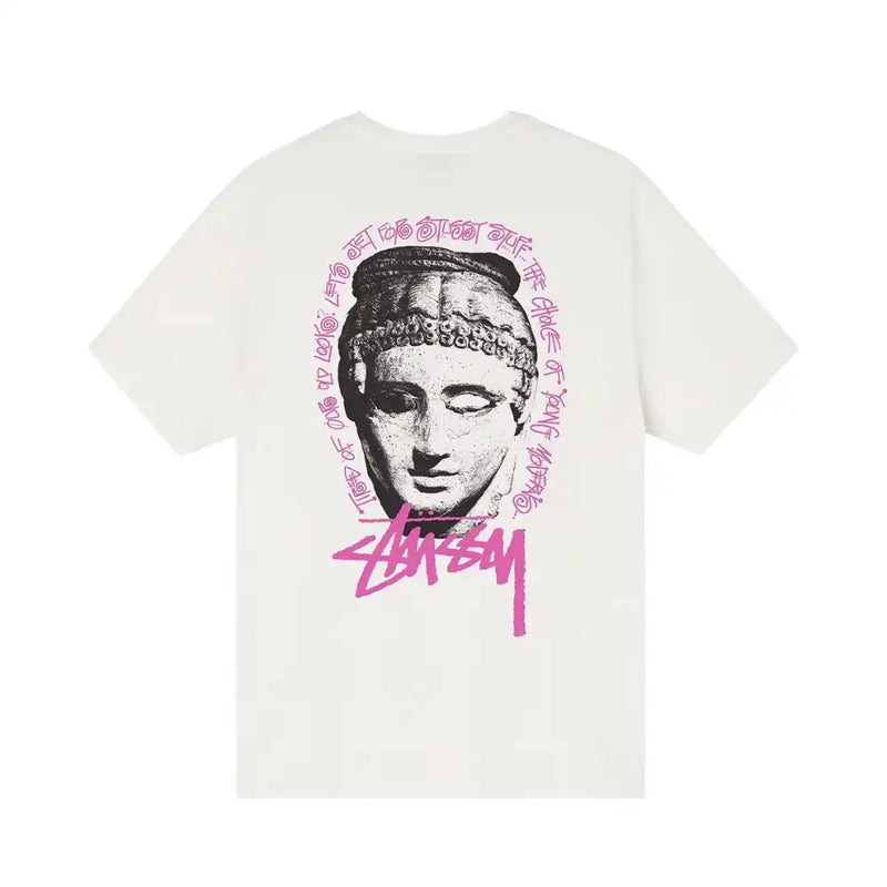 Camiseta Stussy Young Moderens Pigment Dyed Rosa