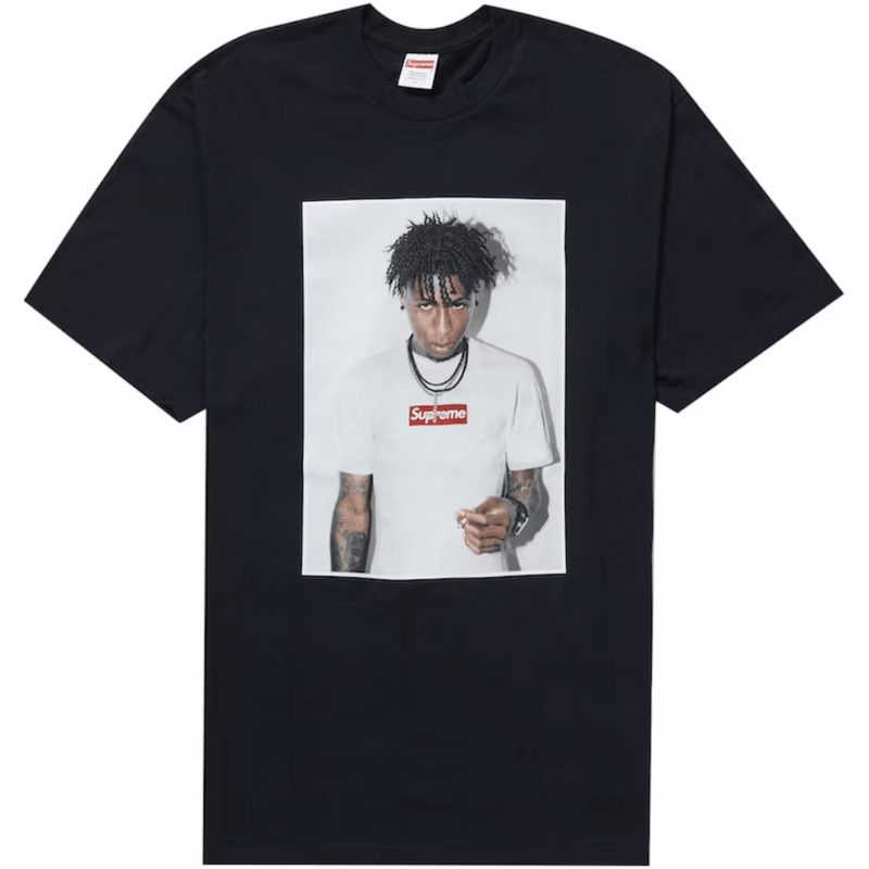 Camiseta Supreme NBA Youngboy White Preto