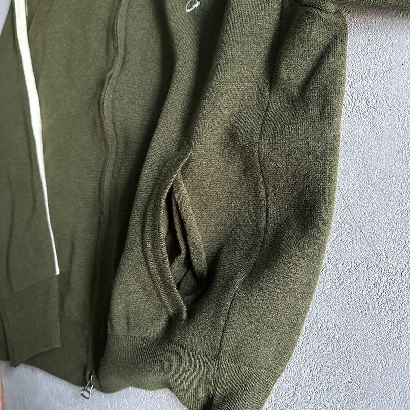 Jaqueta Corteiz Knit Zip Up Fleece Olive