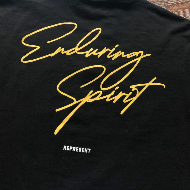 Camiseta Represent Enduring Spiri T Preto