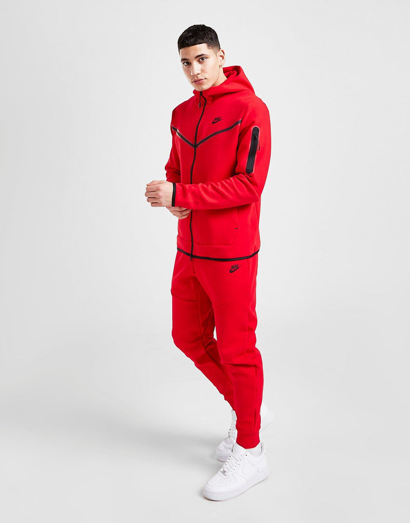 Conjunto Nike Tech Fleece Vermelho