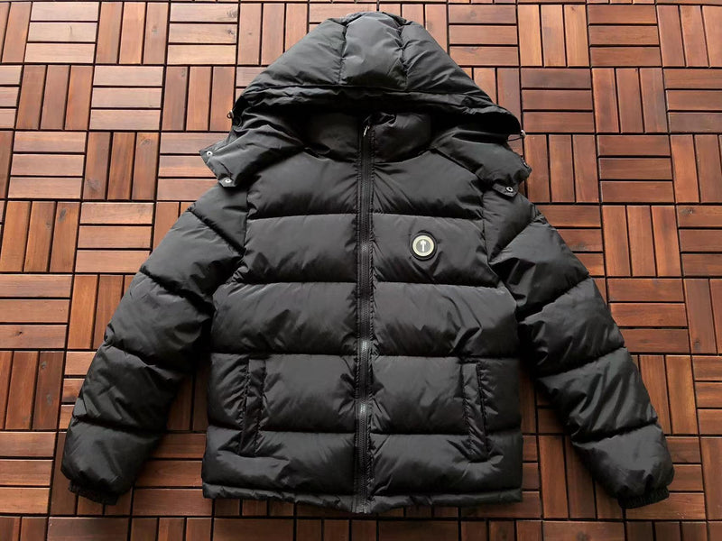 Jaqueta Puffer Trapstar Irongate Hooded Black