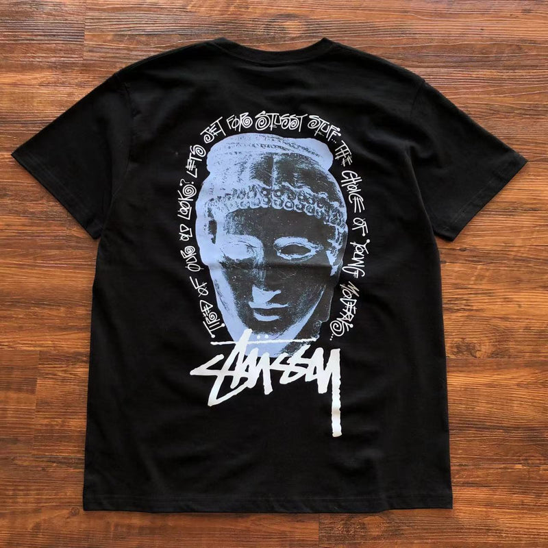 Camiseta Stussy Young Morderens Pigment Dyed Preto