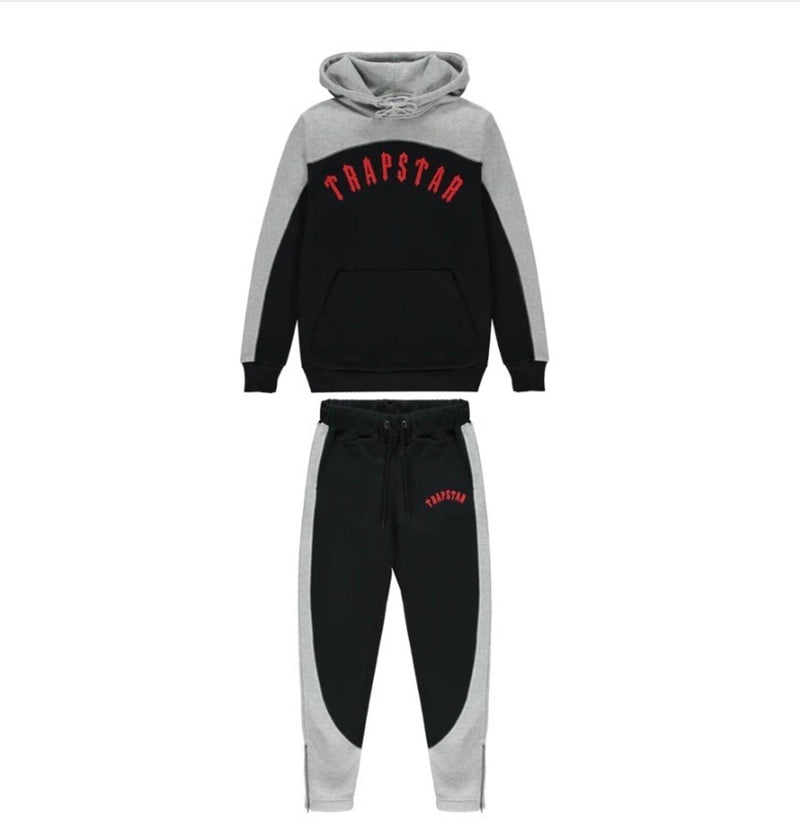 Conjunto Trapstar Irongate Arch Chenille Hooded Vermelho