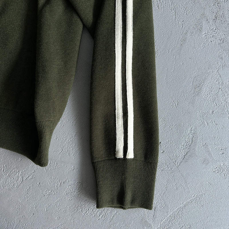 Jaqueta Corteiz Knit Zip Up Fleece Olive