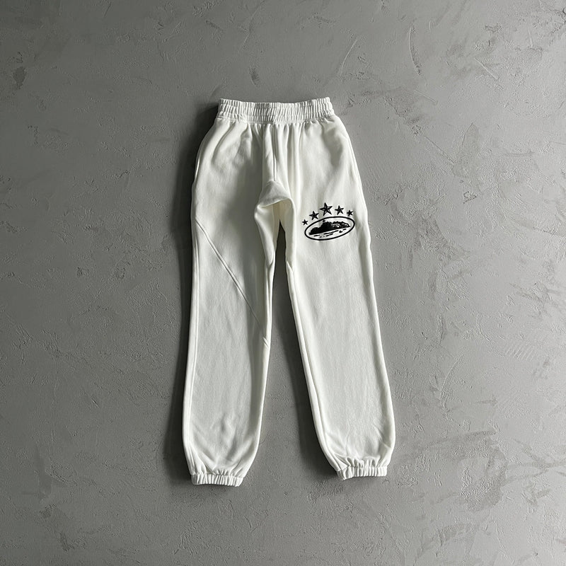 Conjunto Corteiz 5th Anniversary Track Suit Branco