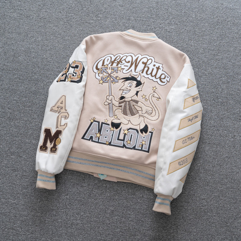 Jaqueta Off-White Varsity Milan Abloh