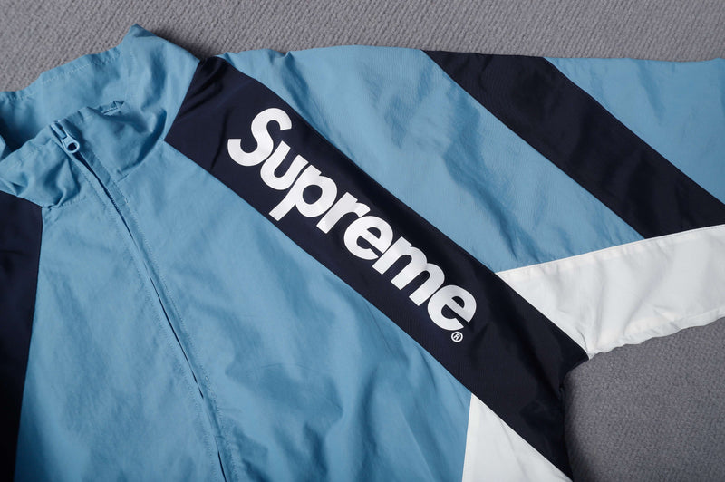 Supreme Paneled Track JacketLight Blue