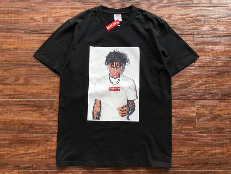 Camiseta Supreme NBA Youngboy White Preto