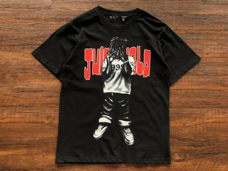 Camiseta Juice Wrld x Vlone Man of the Year Preto