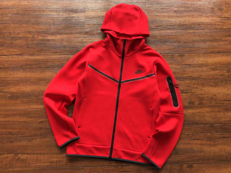 Conjunto Nike Tech Fleece Vermelho