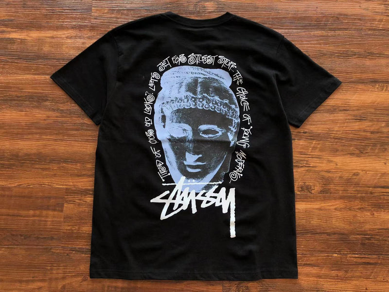 Camiseta Stussy Young Morderens Pigment Dyed Preto