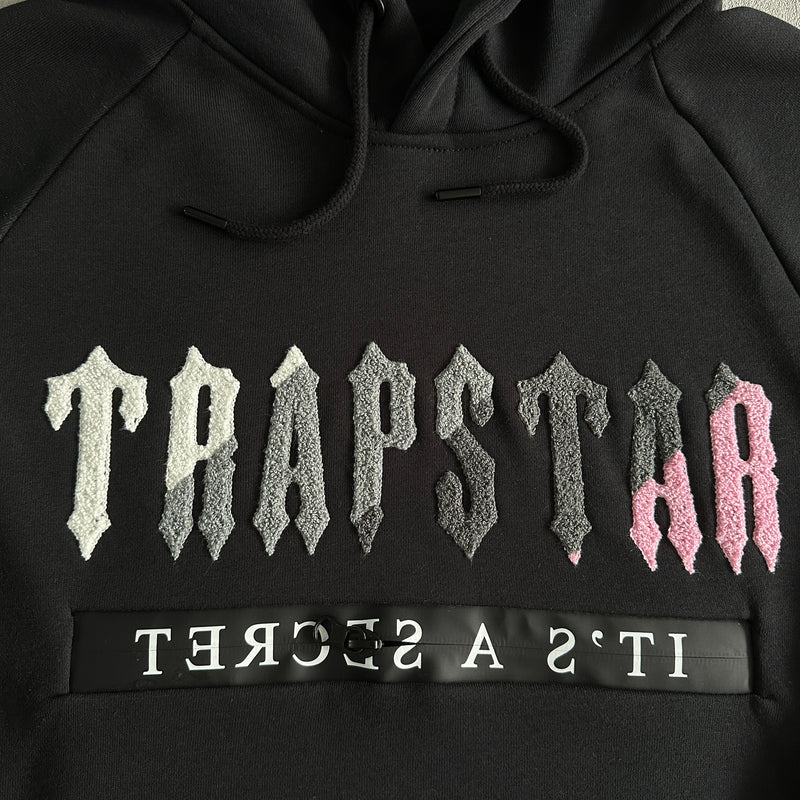 Conjunto Trapstar Decdoded Dooded Preto/Rosa