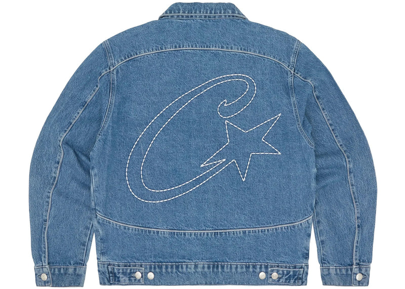 Jaqueta Corteiz C-Star Denim Trucker Jacket Blue