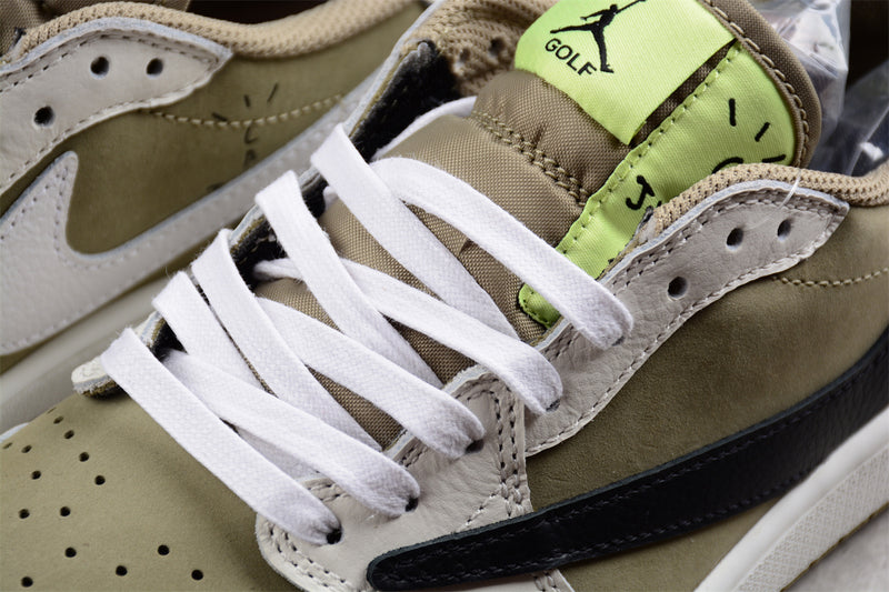 Travis Scott X Air Jordan 1 Low Golf Neutral Olive