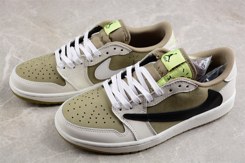 Travis Scott X Air Jordan 1 Low Golf Neutral Olive