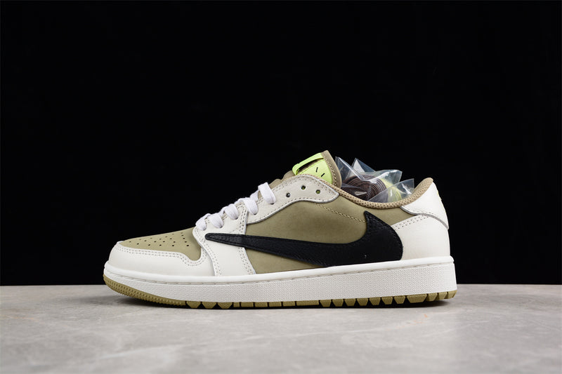 Travis Scott X Air Jordan 1 Low Golf Neutral Olive