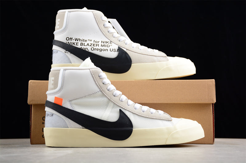 Off-White x Nike Blazer Mid White