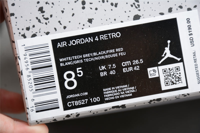 Air Jordan 4 "With Oreo" Branco