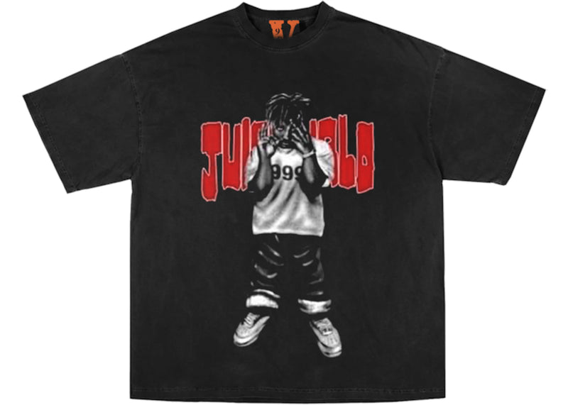 Camiseta Juice Wrld x Vlone Man of the Year Preto