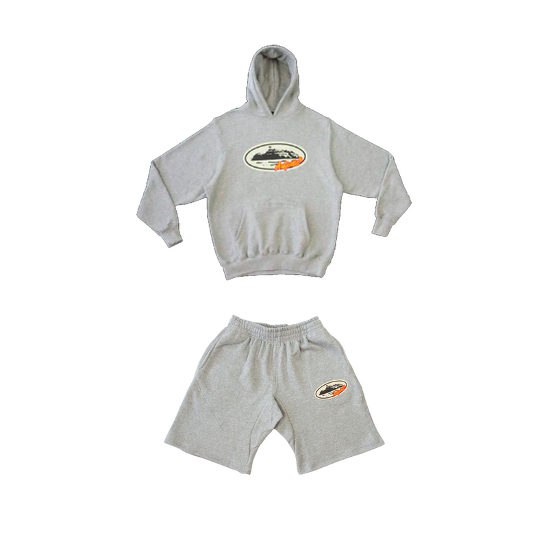 conjunto corteiz Aufentic' Hoodie Cinza