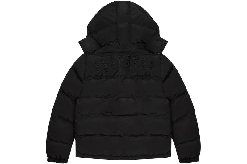 Jaqueta Puffer Trapstar Irongate Hooded Black