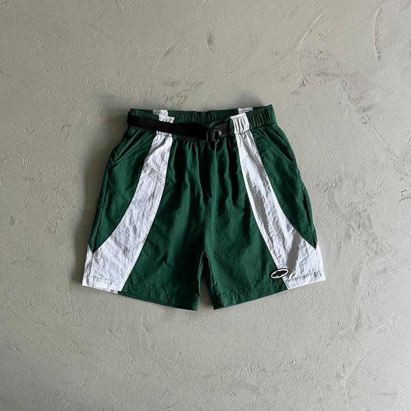 Short Corteiz Spring Alcatraz Sun & Rain Shorts-Green