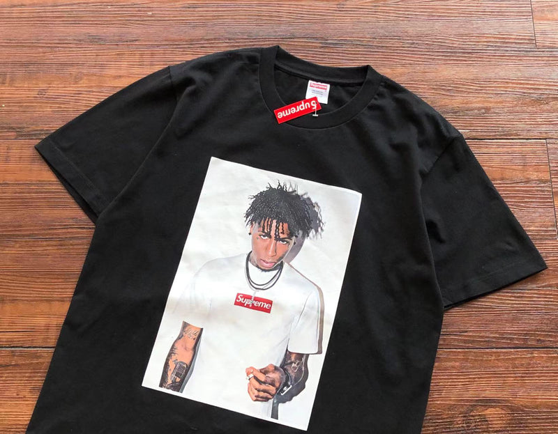 Camiseta Supreme NBA Youngboy White Preto