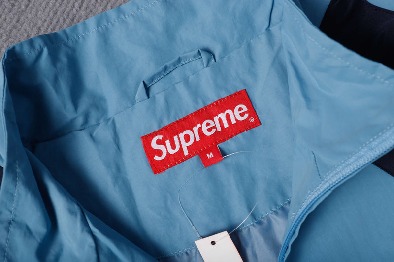 Supreme Paneled Track JacketLight Blue