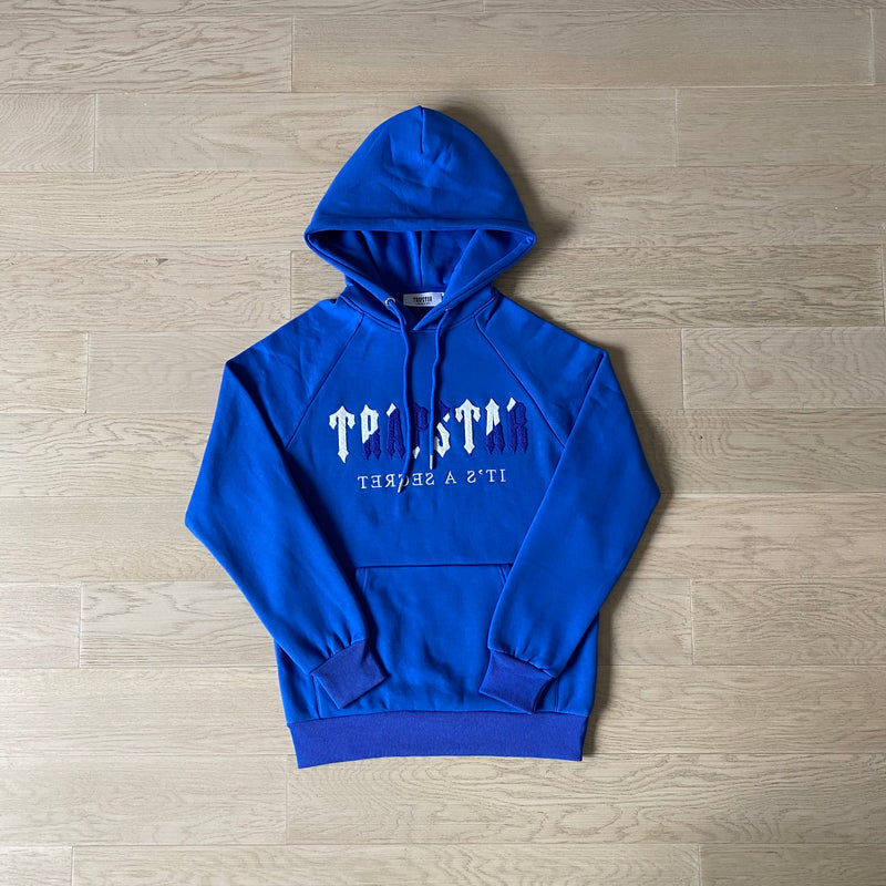 Conjunto Trapstar Chenille Decoded Hooded Azul