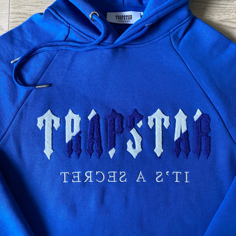 Conjunto Trapstar Chenille Decoded Hooded Azul