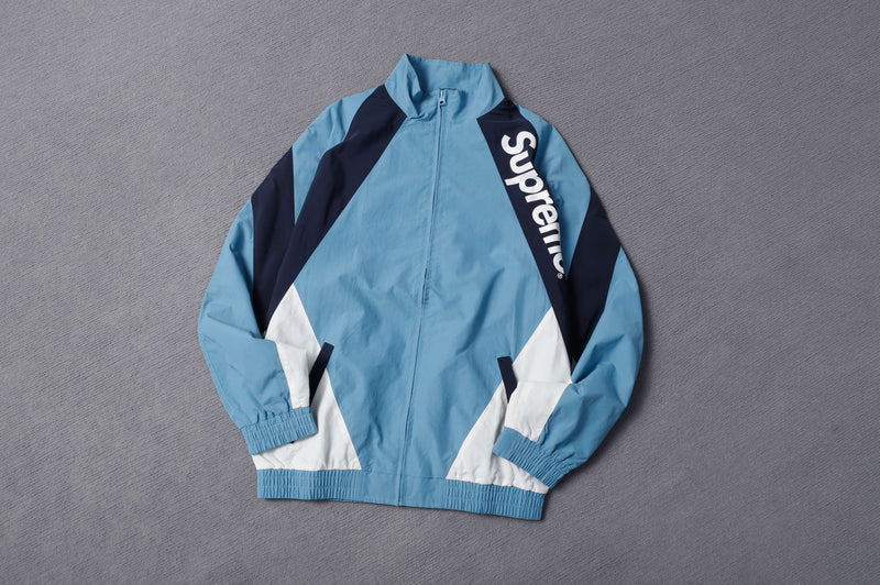 Supreme Paneled Track JacketLight Blue