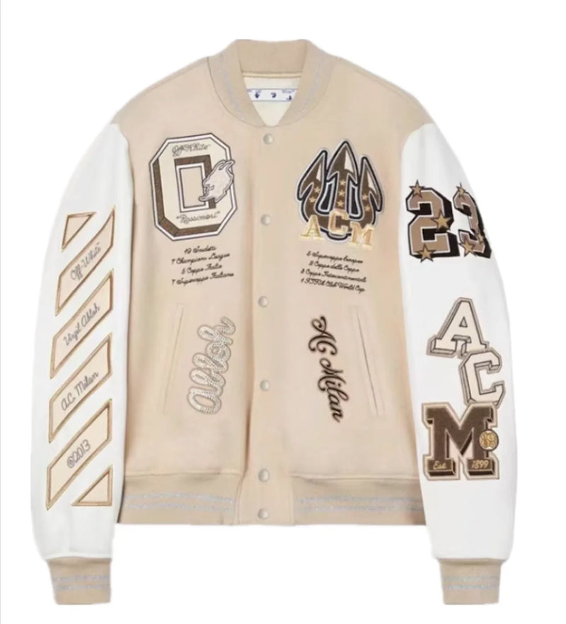 Jaqueta Off-White Varsity Milan Abloh