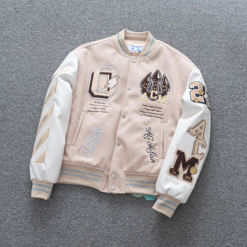 Jaqueta Off-White Varsity Milan Abloh