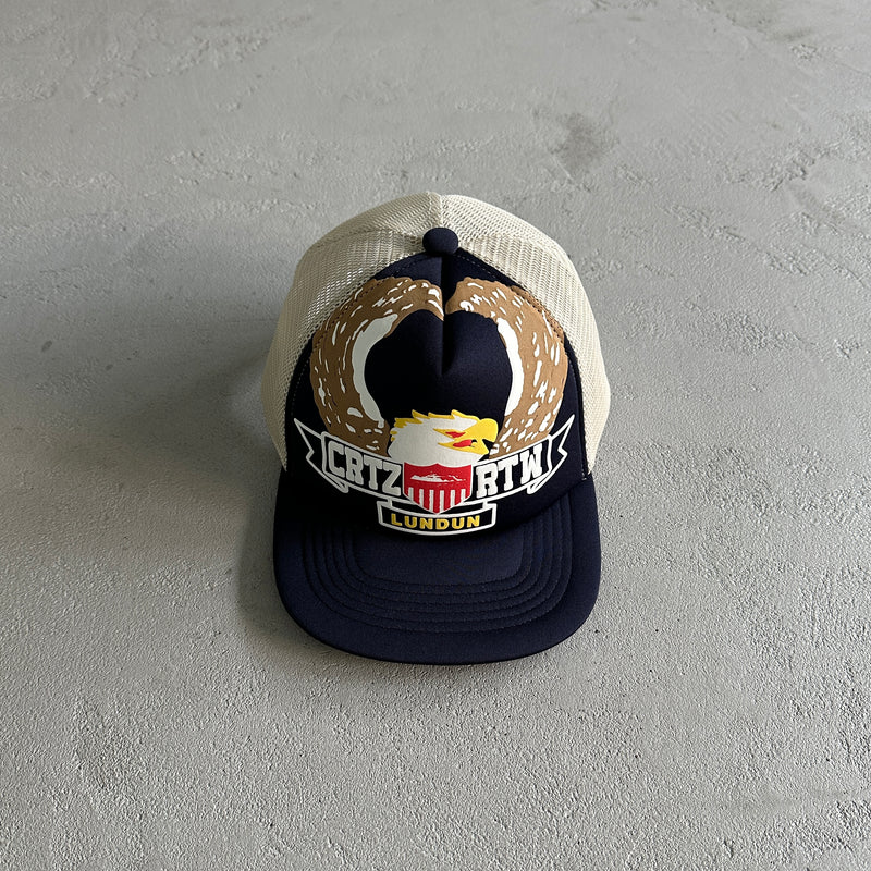 Boné Corteiz Eagle Trucker Azul