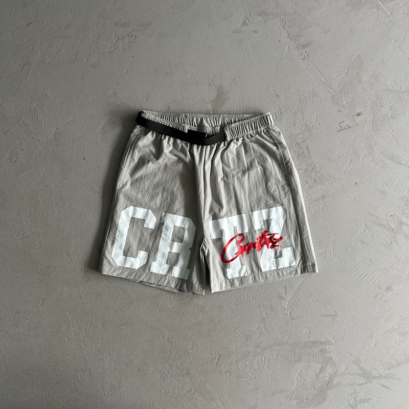 Short corteiz Corteiz CRTZ Nylon Shorts Grey