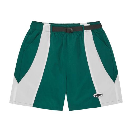 Short Corteiz Spring Alcatraz Sun & Rain Shorts-Green