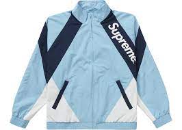 Supreme Paneled Track JacketLight Blue