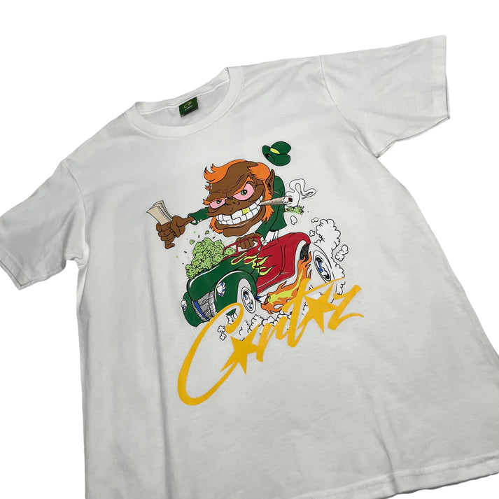 Camiseta Corteiz Leprechaun Branca